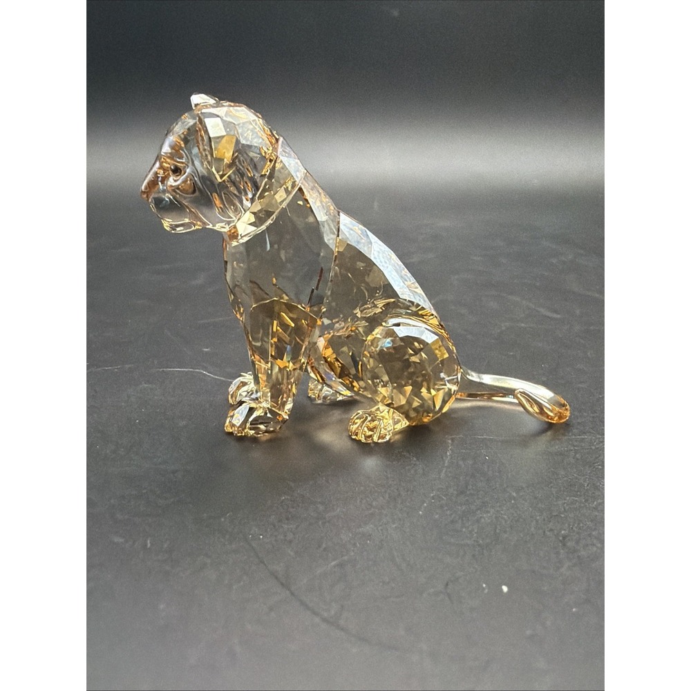 Swarovski SCS 2016 Lion Cub Loyalty Gift 5173246 Golden Crystal Box COA